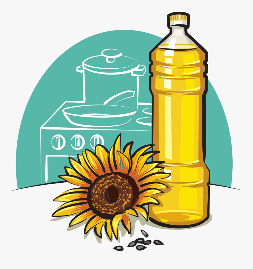 Fat Clipart Sunflower Oil - Oil Clip Art, HD Png Download