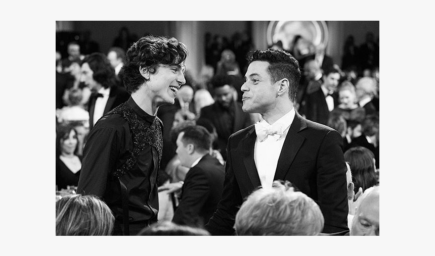 Timothée Chalamet And Rami Malek - Rami Malek Timothee Chalamet, HD Png Download