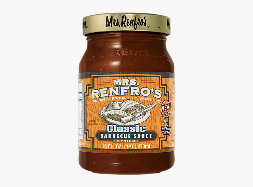 Barbecue Sauce Mrs Renfro's Bbq, HD Png Download