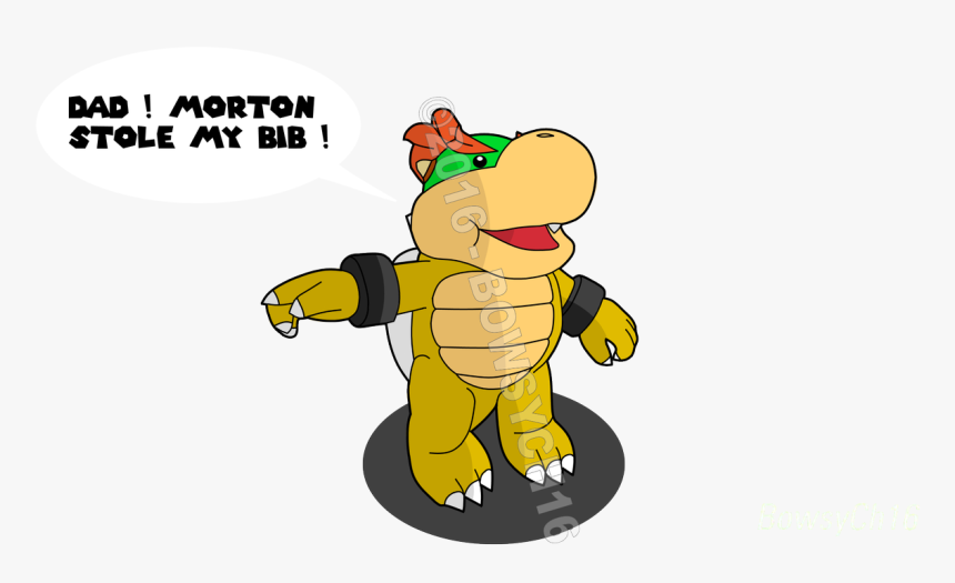 Bowser Jr Without Bib, HD Png Download