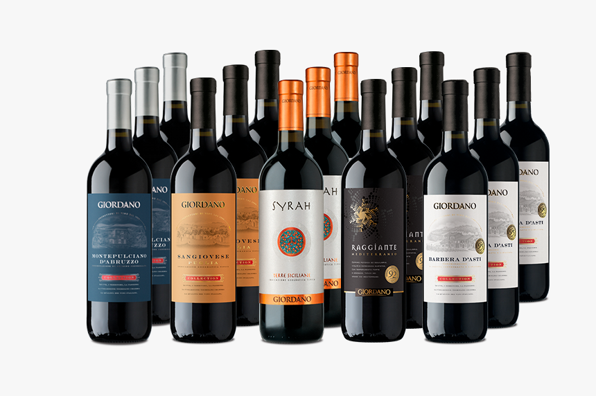 The Red Wine Selection - Wine Bottle, HD Png Download