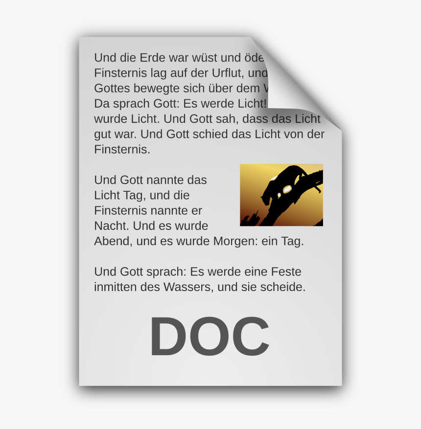 Tex But 4 Clipart Icon Png - Text Document Clipart, Transparent Png