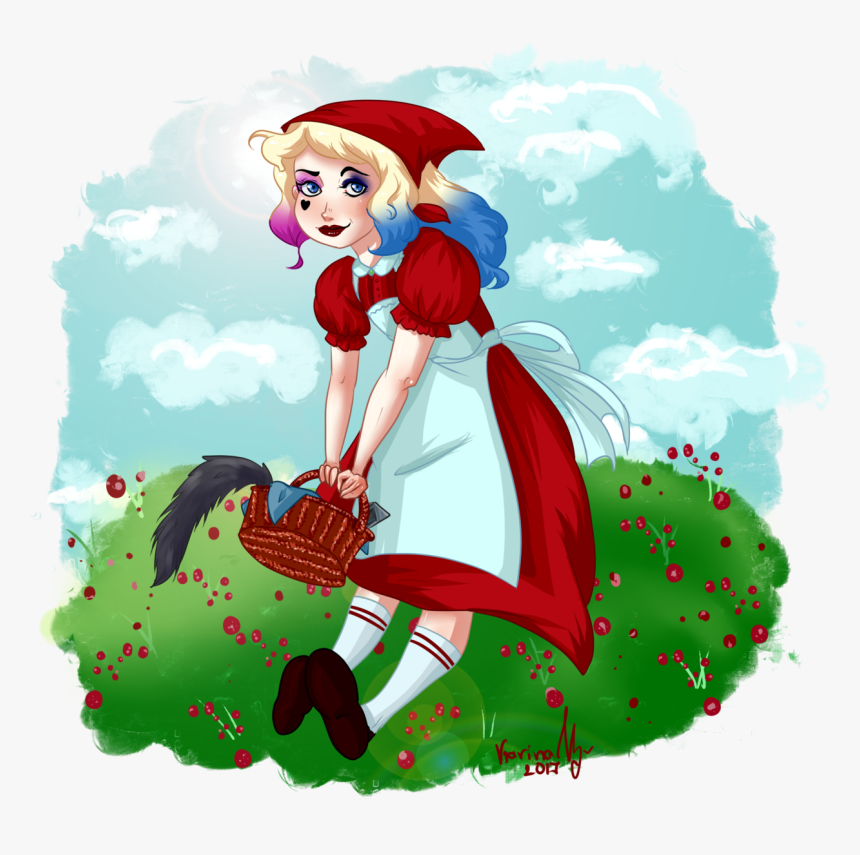 Transparent Harley Quinn New 52 Png - Harley Quinn Red Riding Hood, Png Download
