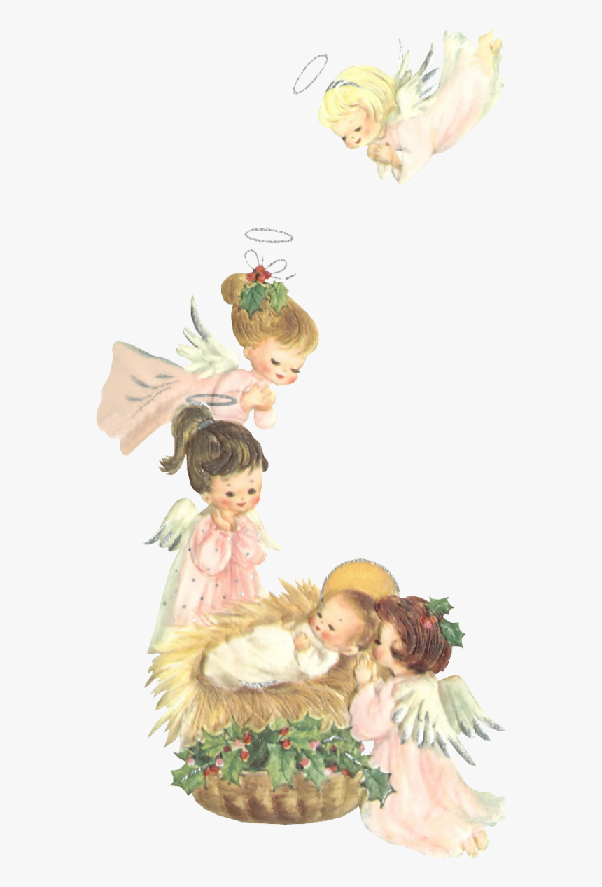 Angels With Baby Eunice A Sm Ldm - Merry Christmas With Angels Gif, HD Png Download