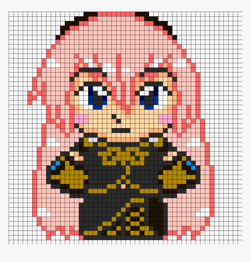Luka Megurine Perler Bead Pattern / Bead Sprite - Cross-stitch, HD Png Download