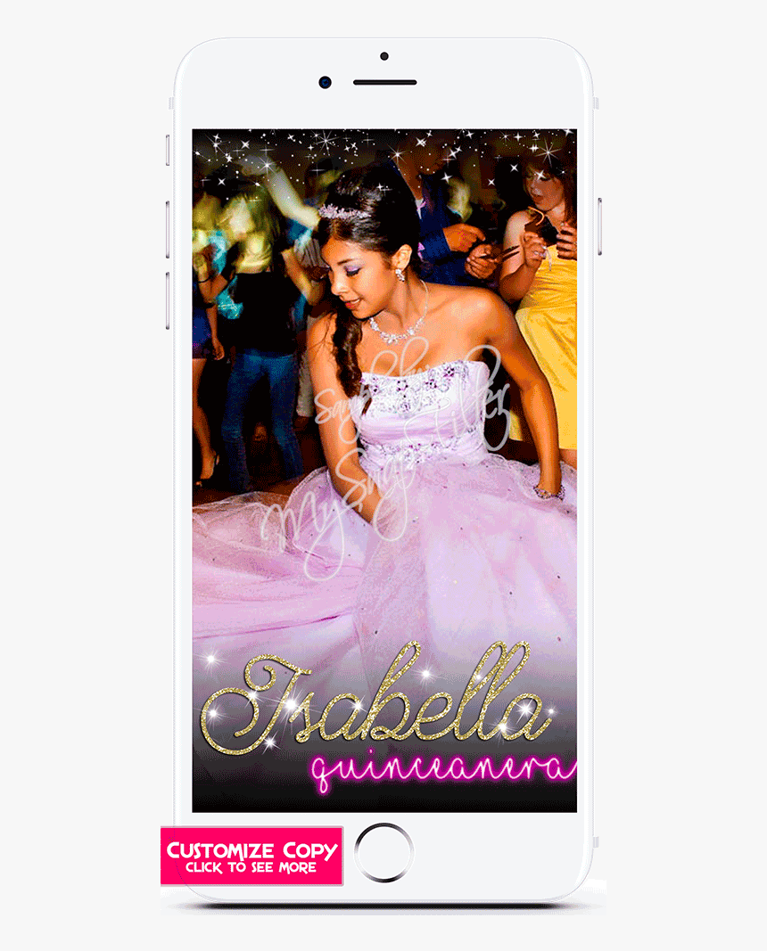 Bp24 Quince Glitter Gold Pink Filter S - Quinceañera, HD Png Download