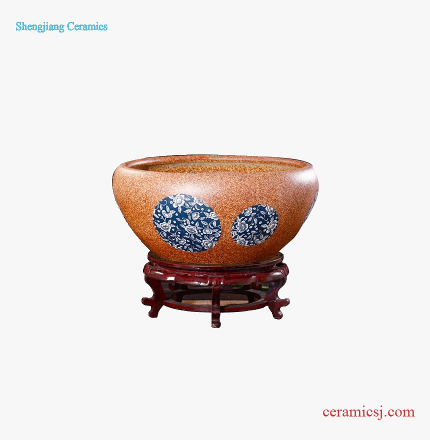 Jingdezhen Ceramic Furnishing Articles Aquariums Coarse - Ottoman, HD Png Download