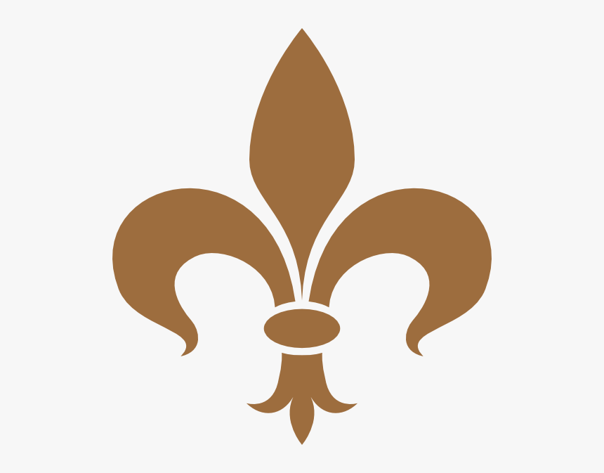 Brown Fleur De Lis Svg Clip Arts - Flor De Lis Png, Transparent Png