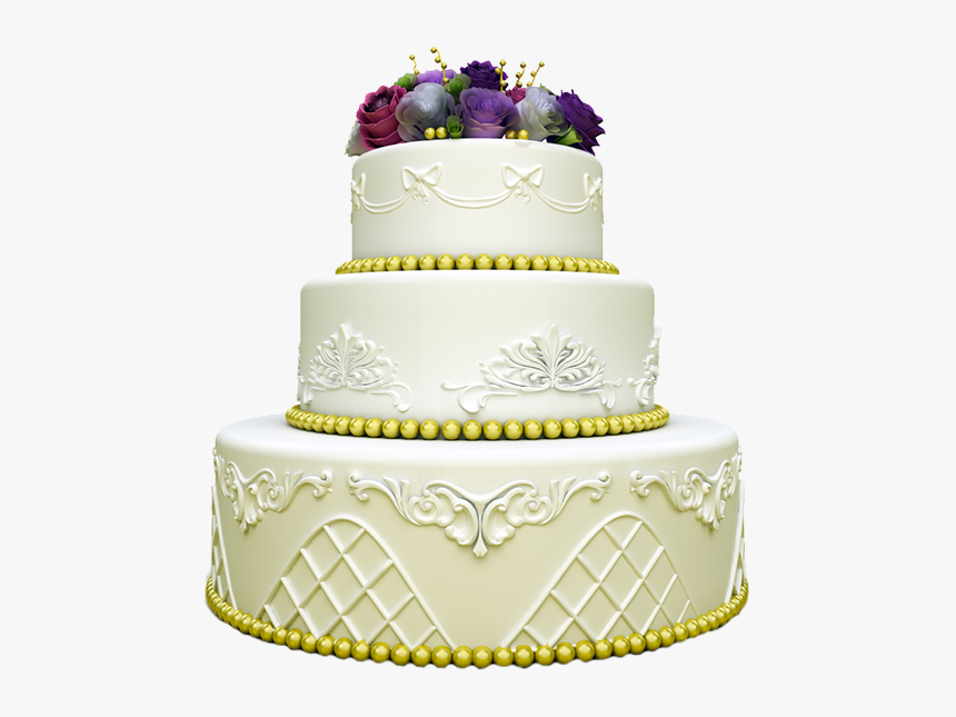 White Cake Png - Large Birthday Cake Png, Transparent Png