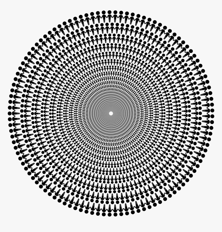 Symmetry,monochrome Photography,spiral - Icon, HD Png Download
