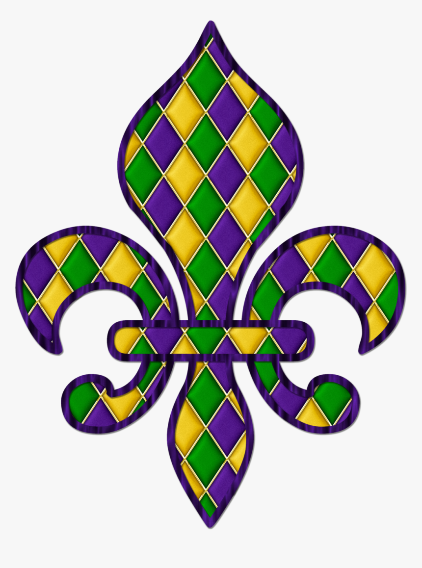 Free Mardi Gras Clip Art Pictures Clipartix - Mardi Gras Fleur De Lis Png, Transparent Png