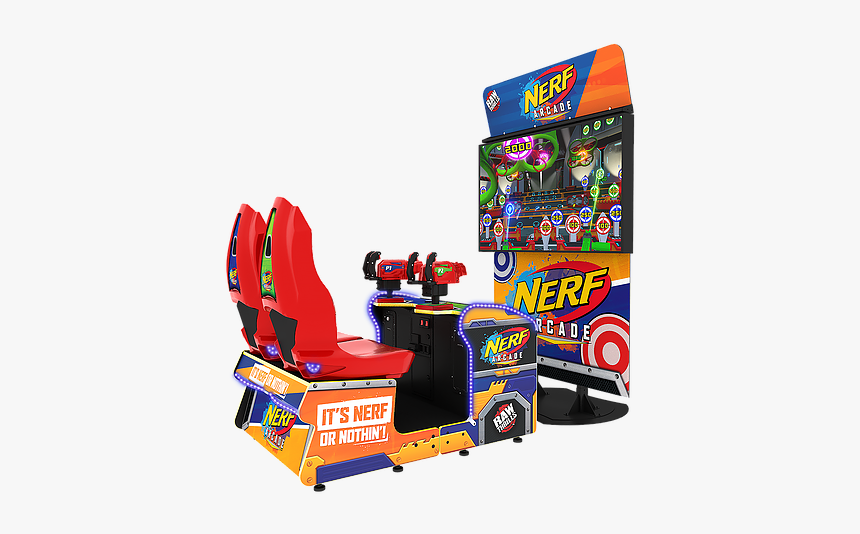 Raw Thrills Nerf Arcade, HD Png Download