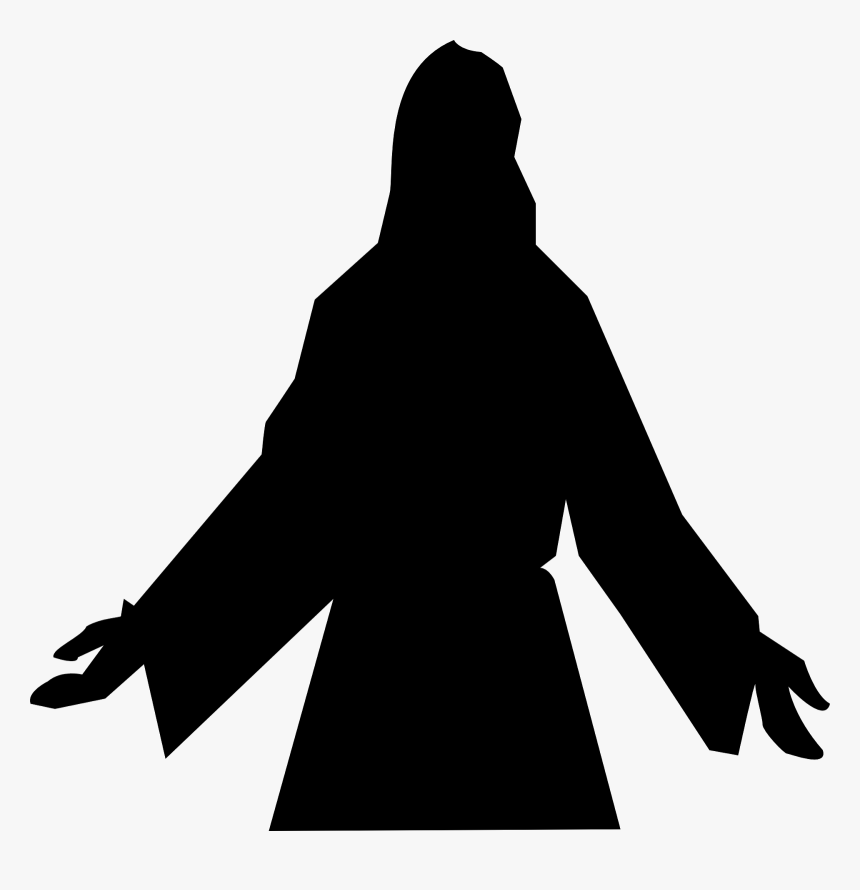 Christ The Redeemer Silhouette Depiction Of Jesus Clip - Jesus Silhouette Free, HD Png Download
