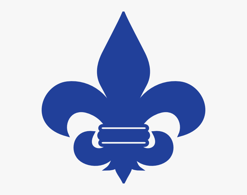 Blue Fleur De Lis Cub Scout Svg Clip Arts - Blue Fleurs De Lis, HD Png Download