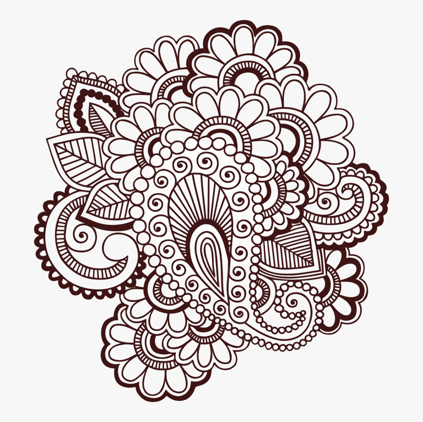 Hindu Gods Png - Transparent Background Henna Png, Png Download