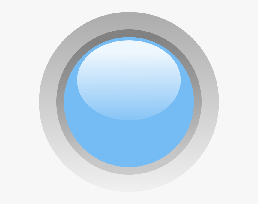 Light Blue 2 Led Circle Svg Clip Arts - Circle, HD Png Download