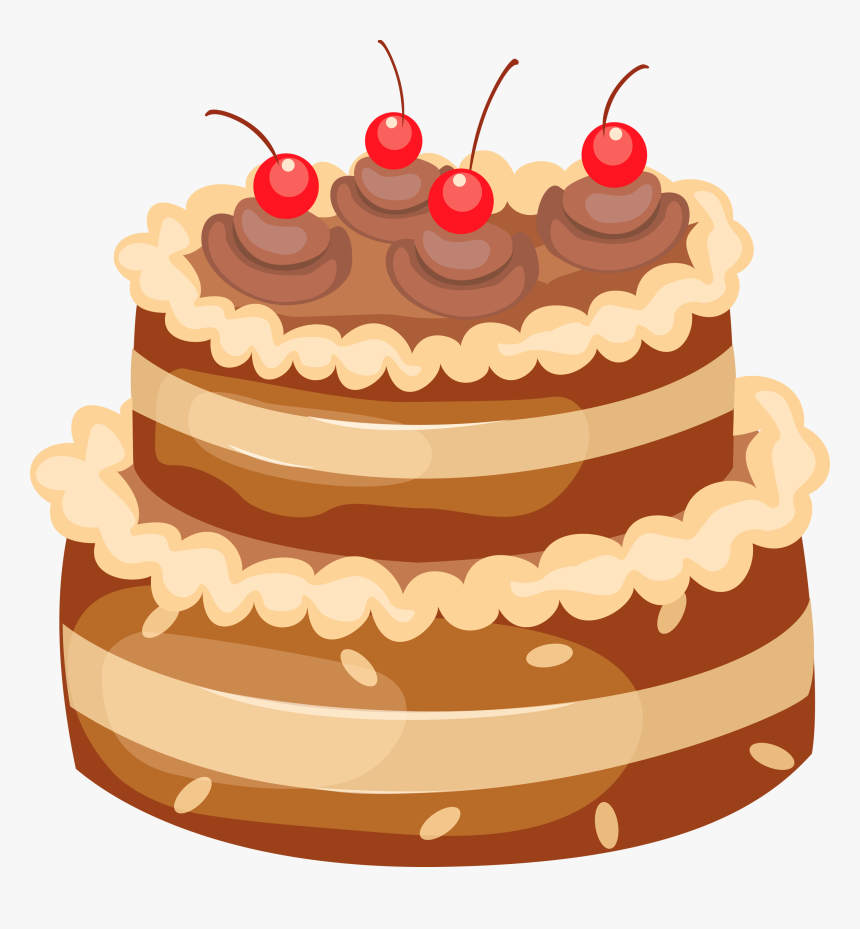 Torte - Transparent Background Birthday Cake Clip Art, HD Png Download