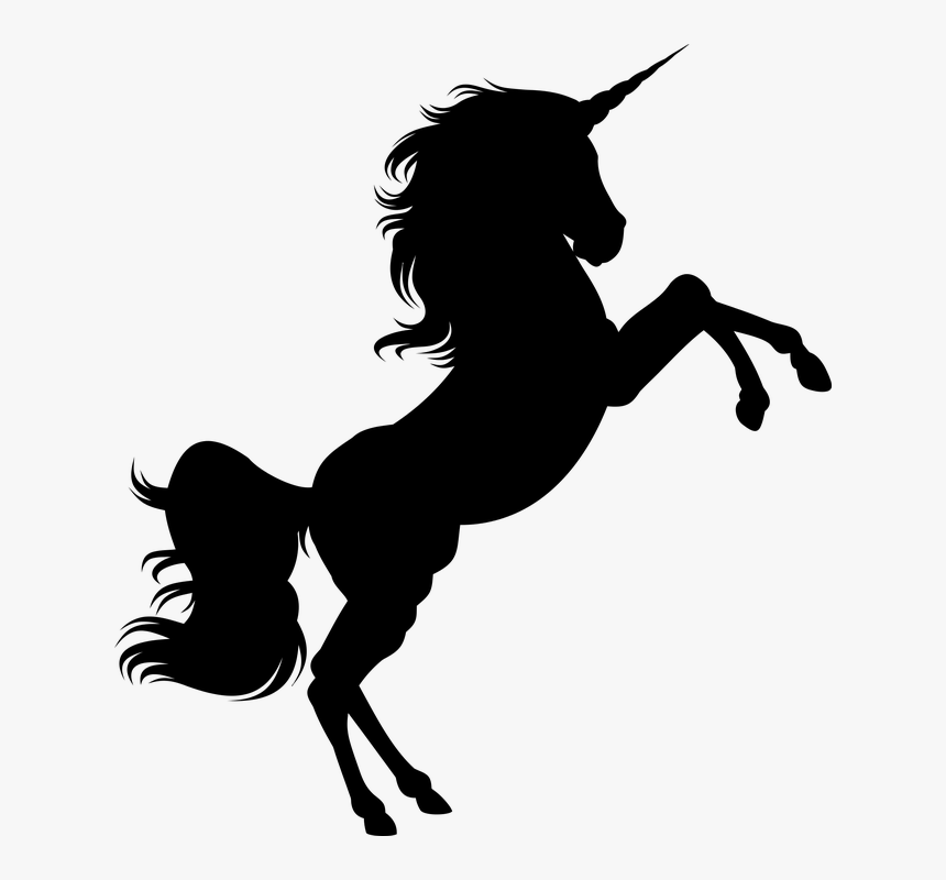 Unicorn Silhouette Clipart, HD Png Download