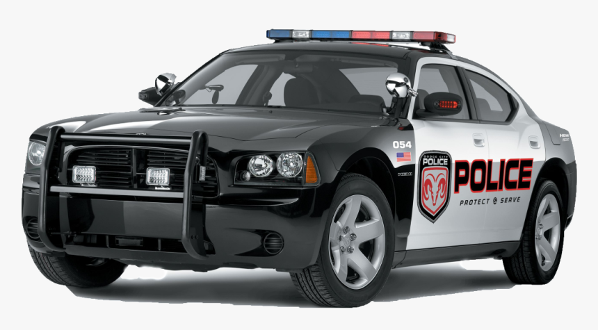 2006 Dodge Charger Police Car, HD Png Download