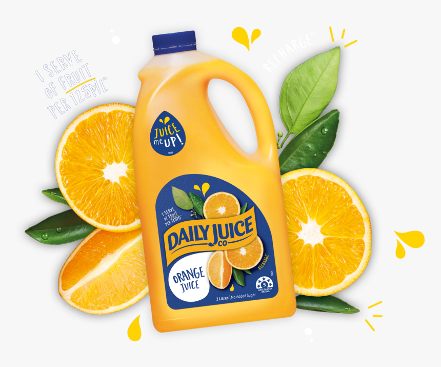 Transparent Orange Juice Png - Daily Juice Orange Juice, Png Download