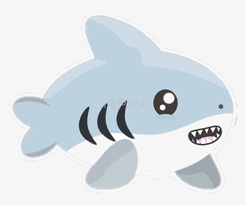 #tiburon #kawaii - Kawaii Sharks, HD Png Download