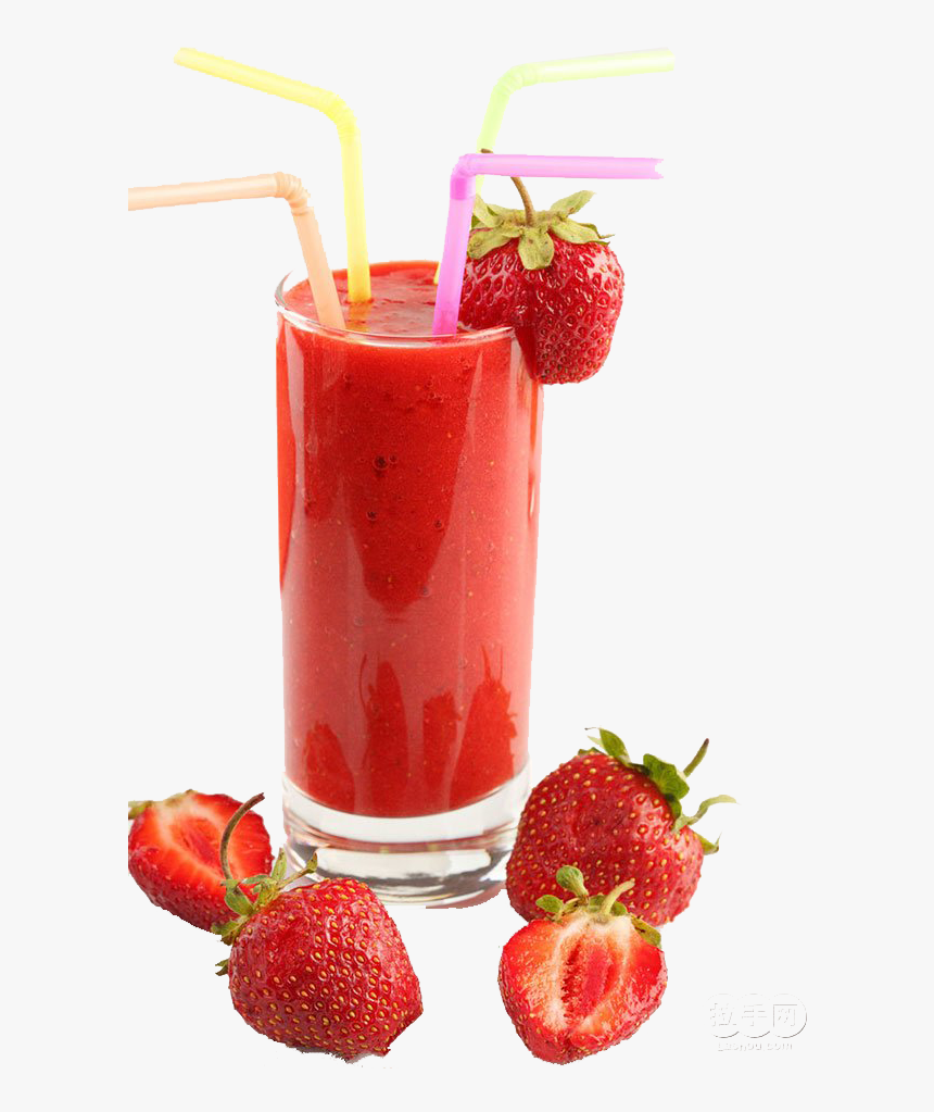 Transparent Strawberry Smoothie Clipart Strawberry Juice, HD Png