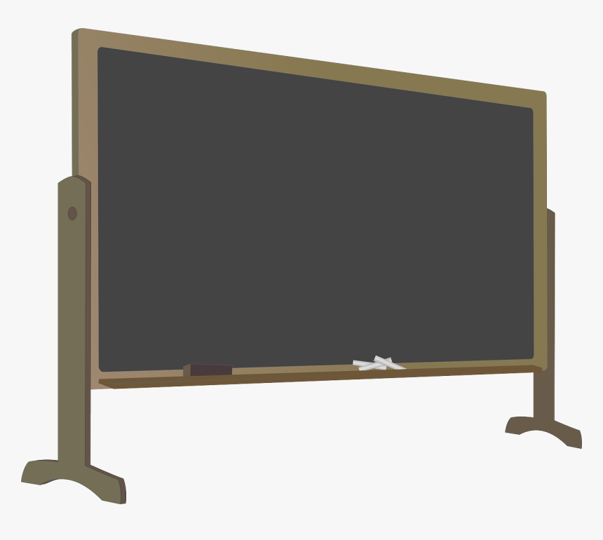 Blackboard Chalk Chalkboard Free Picture - Blackboard With Stand, HD Png Download