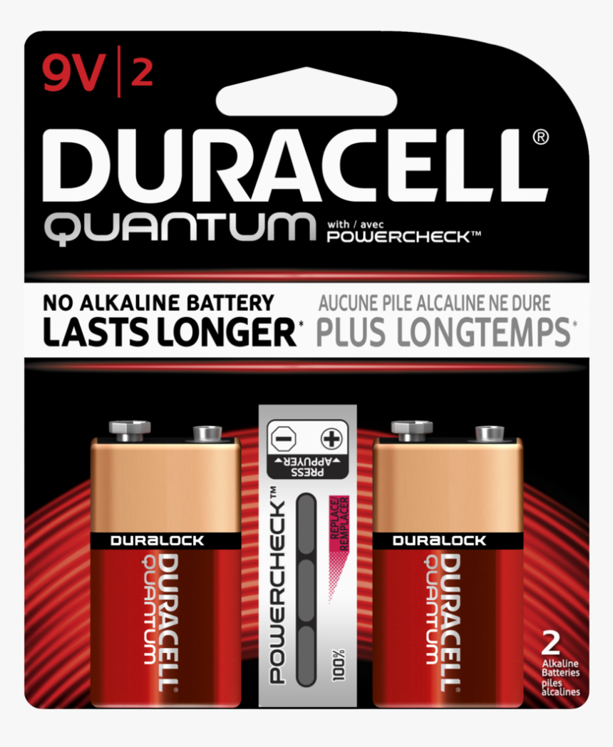 Bateria 9v Duracell Quantum, HD Png Download