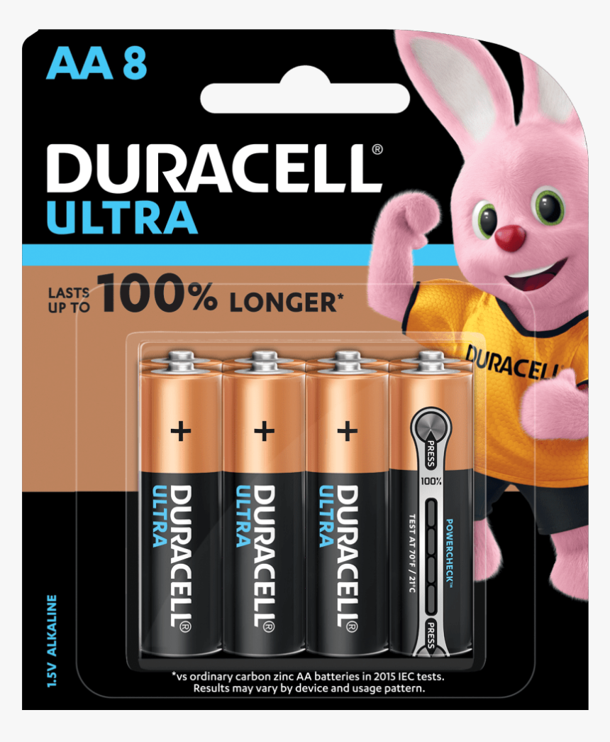 Duracell Ultra Alkaline Batteries, HD Png Download