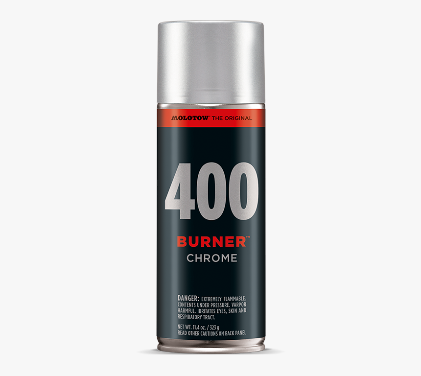 Burner™ Chrome 400 Ml 
 Title Burner™ Chrome 400 Ml - Cosmetics, HD Png Download
