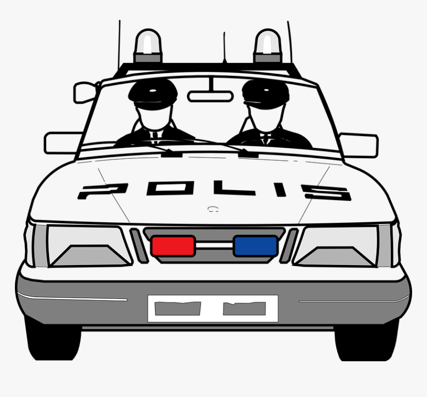 Car, Auto, Police, Police Officers, Patrol, Media - Police Car Clip Art, HD Png Download