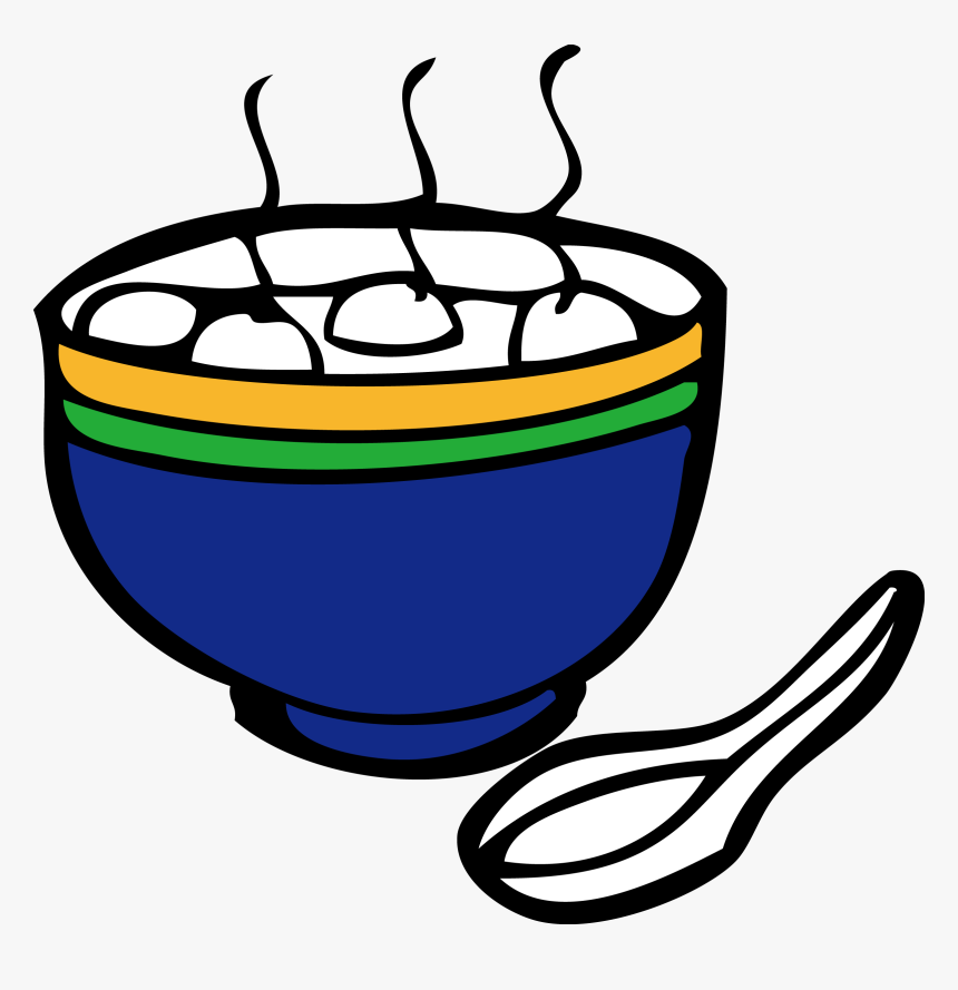 Tangyuan Lantern Festival Bowl Stroke - 吃 湯圓 簡 筆畫, HD Png Download