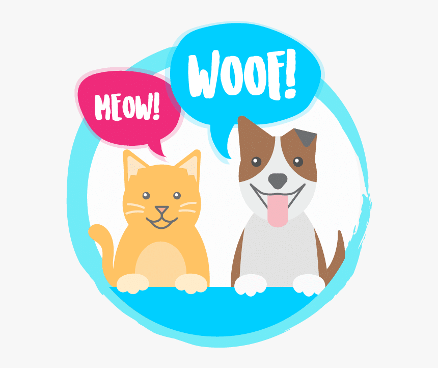 Pet Speak, A Blog - Dogs And Cats Png Clipart, Transparent Png