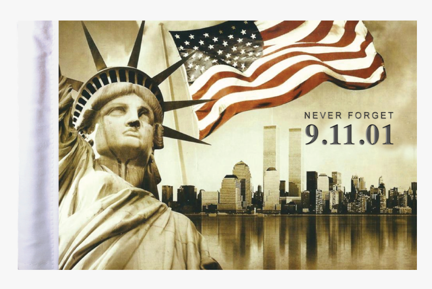9 11 Never Forget Motorcycle Flag - Sept 11 Never Forget, HD Png Download