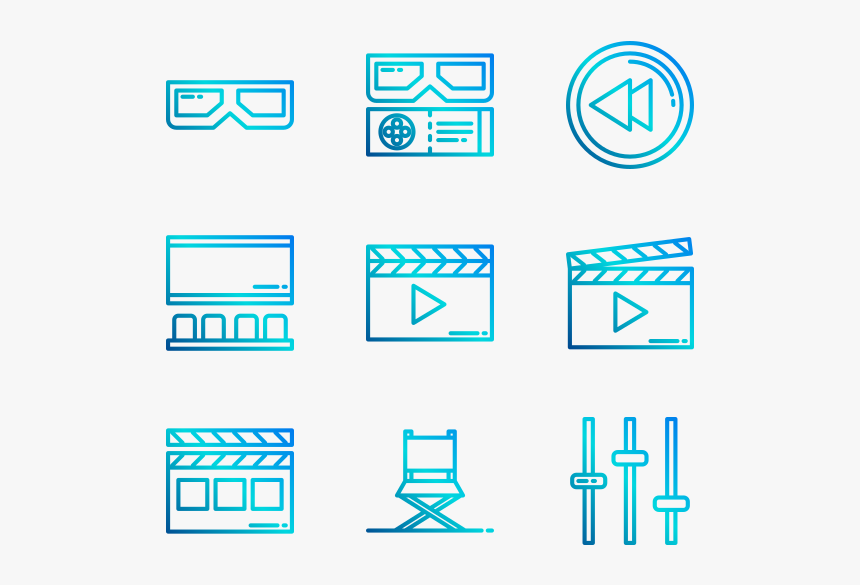 Movie Vector Icons Cinema Icon Png, Transparent Png