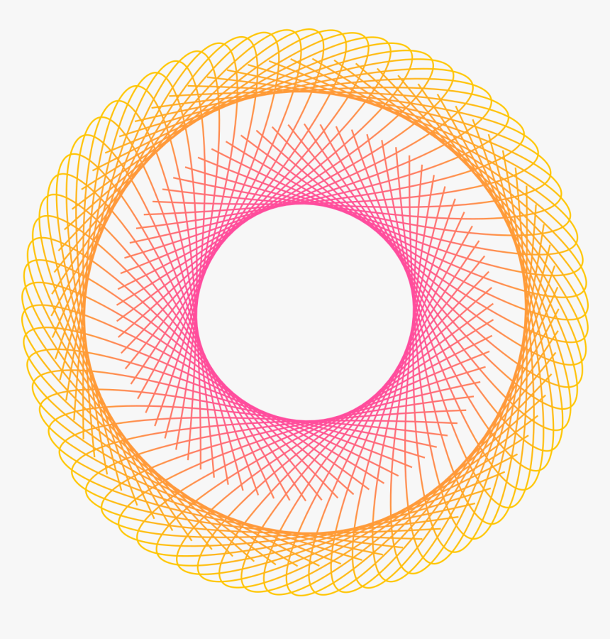 Circle Made Up Of Straight Lines, HD Png Download