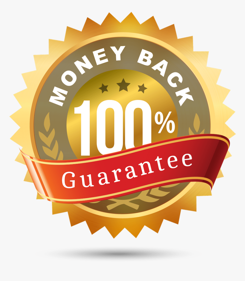 100% Money Back Guarantee - Gold Seal Transparent Background, HD Png Download