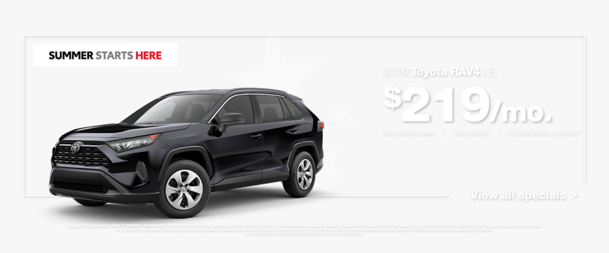 Transparent Toyota Png - Toyota Rav4 Xle Premium 2019, Png Download
