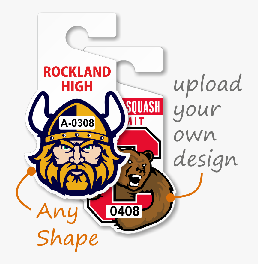 Fully Custom Shape Jumbo Hang Tag - Cleveland State University Mascot, HD Png Download