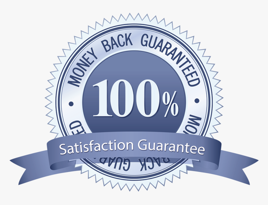 100% Money Back Guarantee - Label, HD Png Download