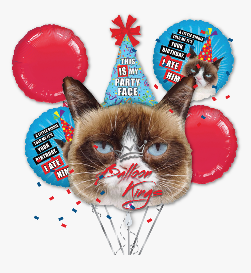 Grumpy Cat Bouquet, HD Png Download