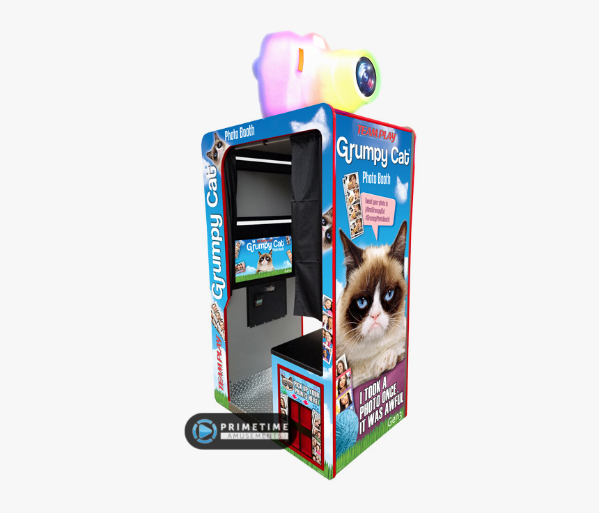 Grumpy Cat Photo Booth By Teamplay Inc - Grumpy Cat Photo Booth, HD Png Download
