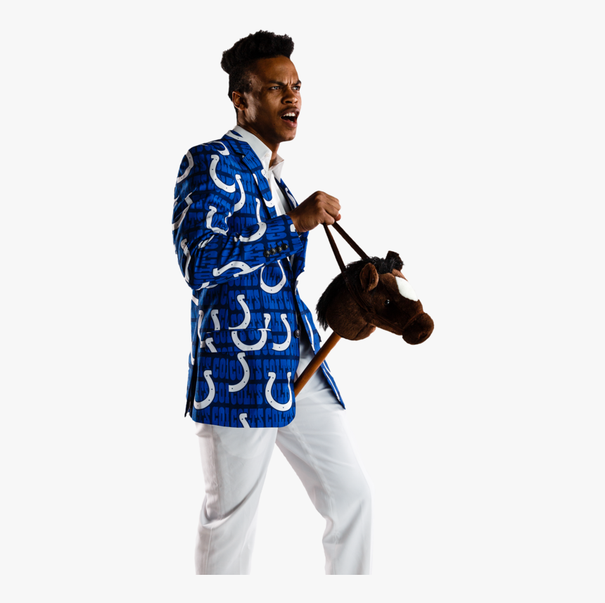 Men S Indianapolis Colts Blazer - Standing, HD Png Download