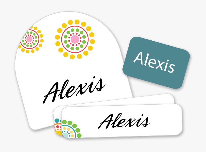 Circle Dots Modern Day Camp Labels - Label, HD Png Download