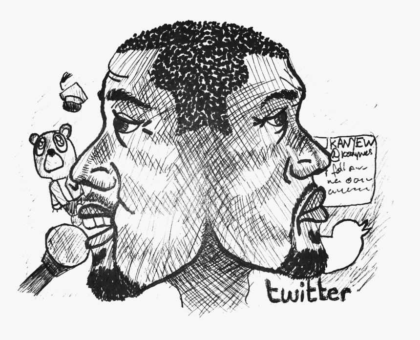 Kanye West Deserves Respect 
 Class Img Responsive - Cartoon, HD Png Download