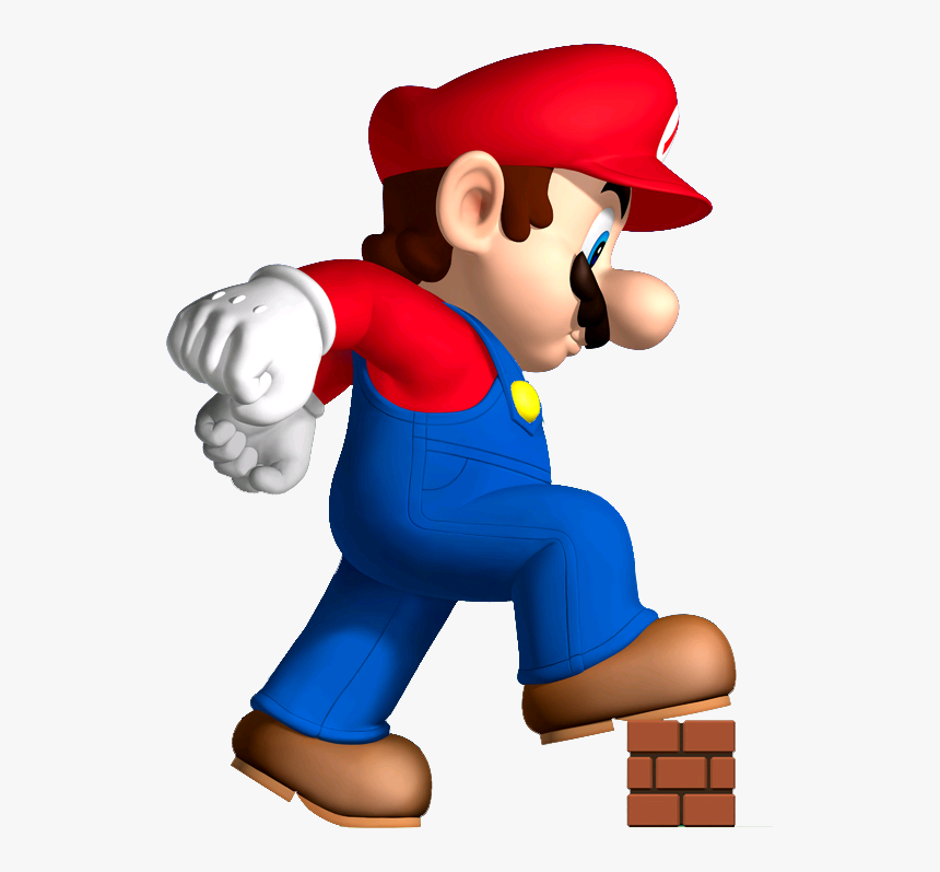 Super Mario Mega Png Image - New Super Mario Bros Mega Mario, Transparent Png