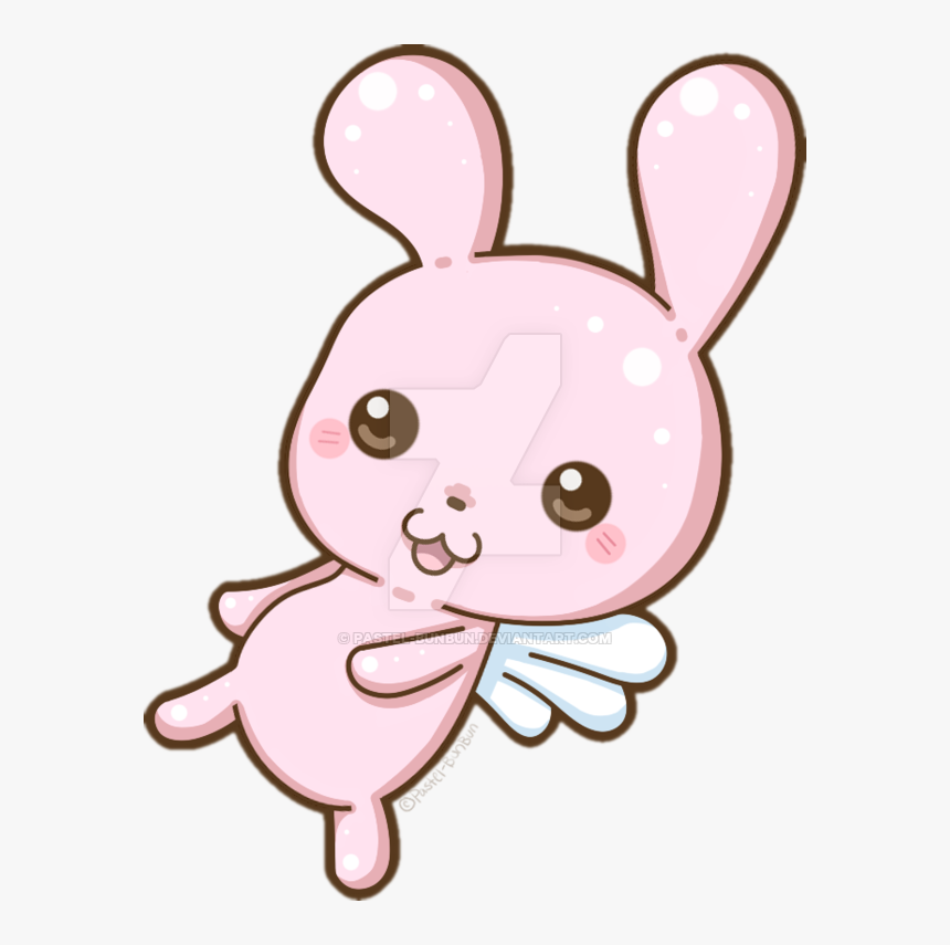 Transparent Bunnies Clipart - Transparent Pastel Bunny, HD Png Download