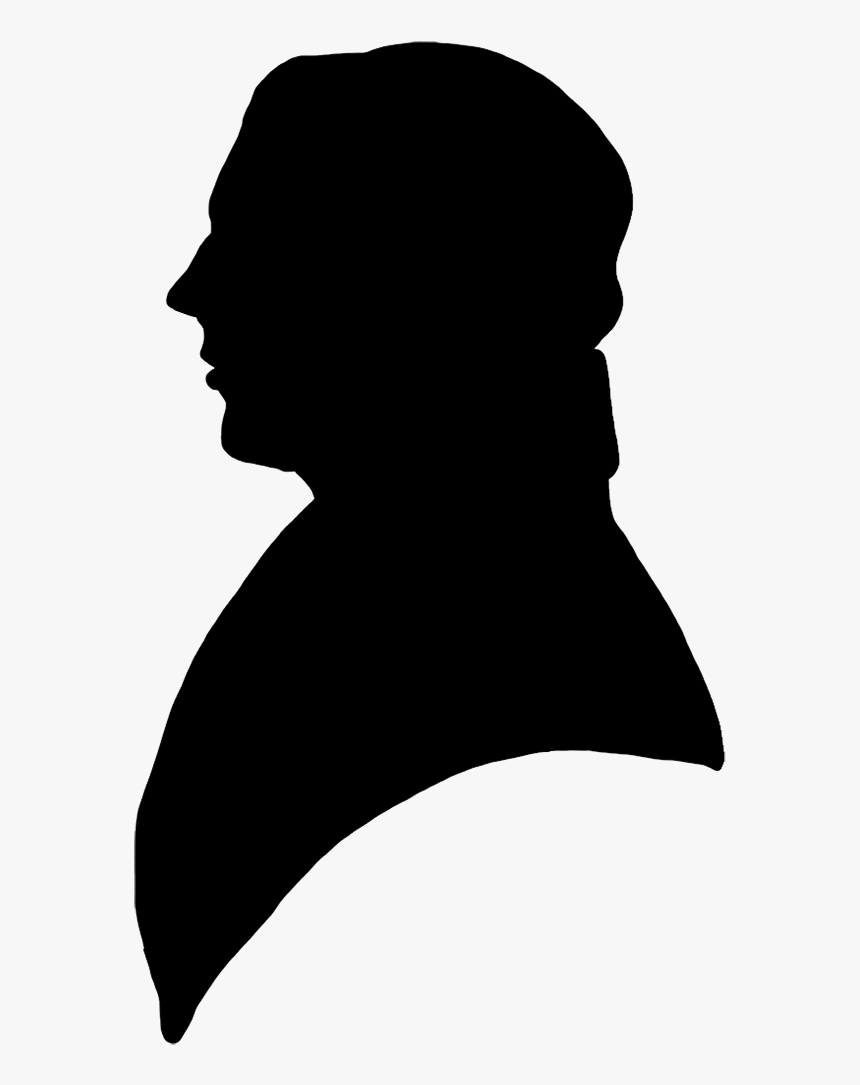 Man Profile At Getdrawings - Man Silhouette 19th Century, HD Png Download