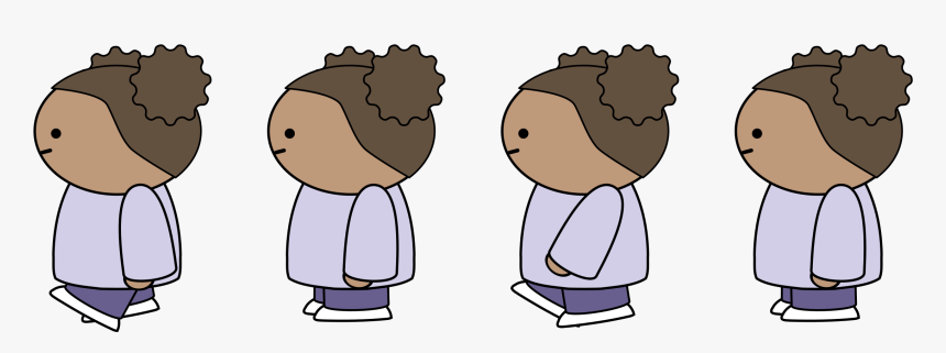 Walking Girl 2 Sprite Sheet Clip Arts - Walking Girl Sprite Sheet, HD Png Download