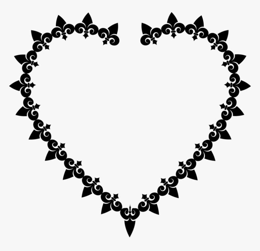 Heart,picture Frames,fleurdelis - Bulgari Diamonds Necklace Divas, HD Png Download